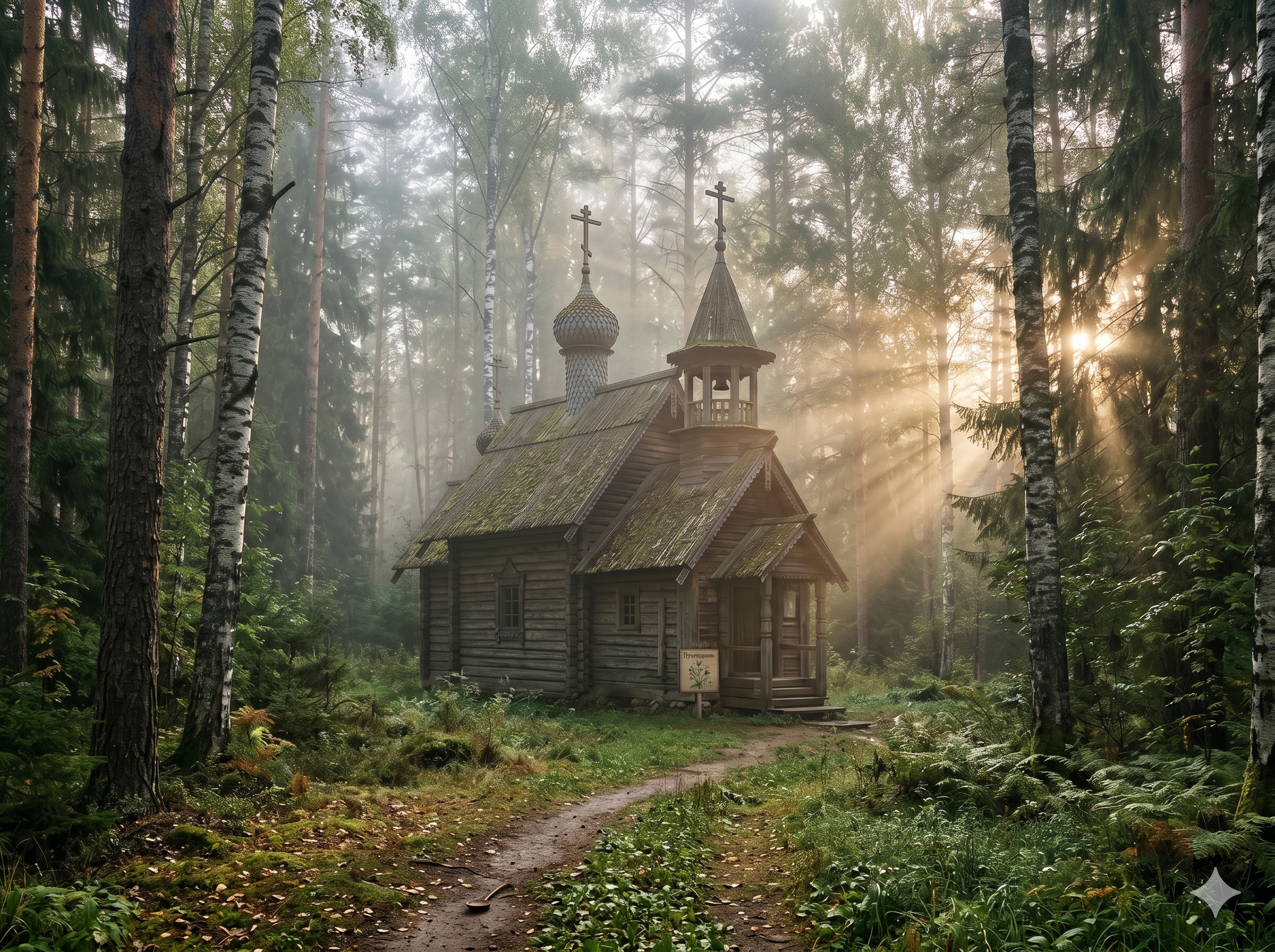 Alte russische Kirche im WEald