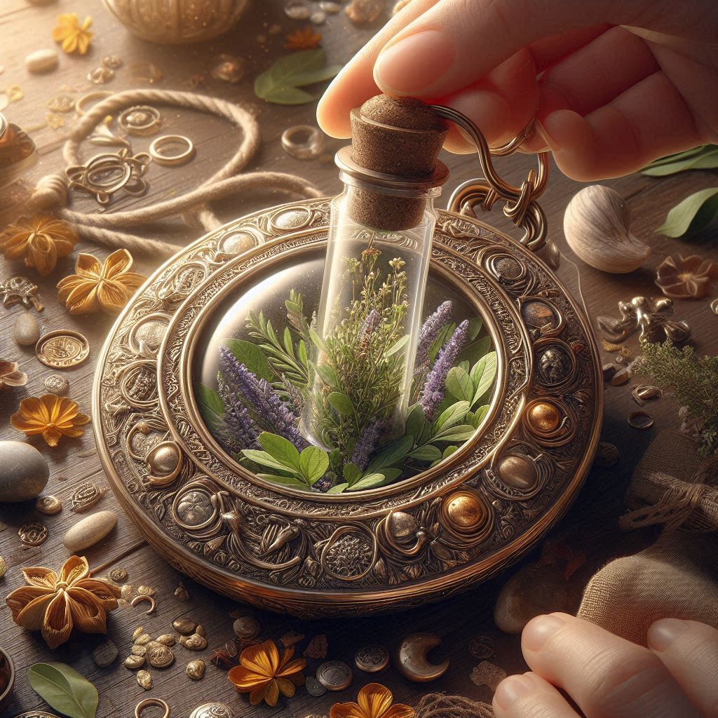 Ein fotorealistisch Amulet